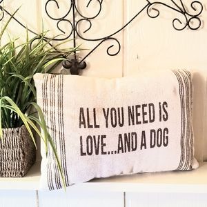 Dog Lover Accent Pillow